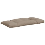 vidaXL Perne de paleți, 3 buc., gri taupe, material textil