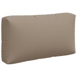 vidaXL Perne de paleți, 3 buc., gri taupe, material textil