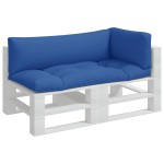 vidaXL Perne de paleți, 3 buc, albastru, material textil