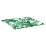 vidaXL Perne de scaun, model frunze, 4 buc., 40x40x3 cm, textil
