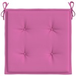 vidaXL Perne scaun de grădină, roz, 2 buc., 40x40x4 cm, textil vidaXL Perne scaun de grădină, roz, 2 buc., 40x40x4 cm, textil
