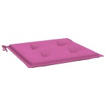 vidaXL Perne scaun de grădină, roz, 4 buc., 40x40x4 cm, textil vidaXL Perne scaun de grădină, roz, 4 buc., 40x40x4 cm, textil