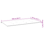Perdea de grădină vidaXL cu model de frunze, 100x50x4 cm, fabricată din material Oxford Perdea de grădină vidaXL cu model de frunze, 100x50x4 cm, fabricată din material Oxford