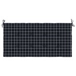 vidaXL Pernă bancă de grădină negru carouri, 100x50x4cm, textil Oxford vidaXL Pernă bancă de grădină negru carouri, 100x50x4cm, textil Oxford