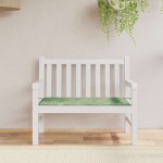 vidaXL Pernă bancă de grădină model frunze, 120x50x4 cm, textil oxford