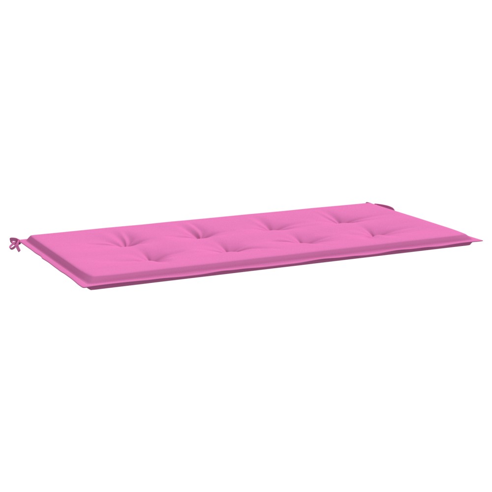 vidaXL Pernă pentru bancă de grădină roz 120x50x4 cm Țesătură Oxford