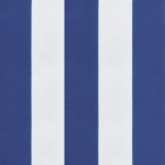 vidaXL Pernă de bancă dungi albastre și albe 150x50x4 cm textil oxford