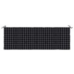 vidaXL Pernă bancă de grădină negru carouri 150x50x4 cm textil oxford vidaXL Pernă bancă de grădină negru carouri 150x50x4 cm textil oxford