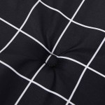 vidaXL Pernă bancă de grădină negru carouri 150x50x4 cm textil oxford vidaXL Pernă bancă de grădină negru carouri 150x50x4 cm textil oxford