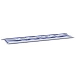 vidaXL Pernă bancă, dungi albastre/albe, 180x50x4 cm, material oxford