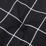 vidaXL Pernă bancă grădină, carouri negre, 180x50x4 cm material oxford vidaXL Pernă bancă grădină, carouri negre, 180x50x4 cm material oxford