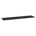 vidaXL Pernă bancă de grădină, negru carouri, 200x50x4 cm, textil vidaXL Pernă bancă de grădină, negru carouri, 200x50x4 cm, textil