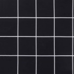 vidaXL Pernă bancă de grădină, negru carouri, 200x50x4 cm, textil vidaXL Pernă bancă de grădină, negru carouri, 200x50x4 cm, textil