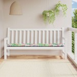 vidaXL Pernă pentru bancă de grădină, multicolor, 200x50x4 cm, textil