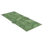 vidaXL Perne de scaun spătar înalt, 4 buc., model frunze, textil
