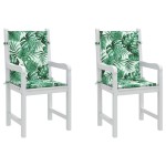 vidaXL Perne pentru scaune Altele 2 pcs model frunze 100 x 50 x 3 cm vidaXL Perne pentru scaune Altele 2 pcs model frunze 100 x 50 x 3 cm