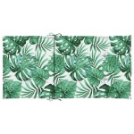 vidaXL Perne pentru scaune Altele 2 pcs model frunze 100 x 50 x 3 cm vidaXL Perne pentru scaune Altele 2 pcs model frunze 100 x 50 x 3 cm