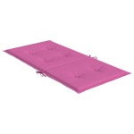 vidaXL Perne pentru scaune cu spătar mic, 4 buc., roz, textil vidaXL Perne pentru scaune cu spătar mic, 4 buc., roz, textil