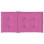 vidaXL Perne pentru scaune cu spătar mic, 6 buc., roz, textil