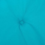 vidaXL Perne pentru scaune cu spătar mic, 2 buc., turcoaz, textil