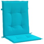 vidaXL Perne pentru scaune cu spătar mic, 6 buc., turcoaz, textil
