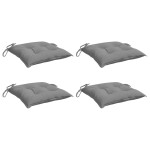 vidaXL Perne de scaun, 4 buc., gri, 40x40x7 cm, textil oxford vidaXL Perne de scaun, 4 buc., gri, 40x40x7 cm, textil oxford