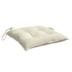 vidaXL Perne de scaun, 4 buc., alb crem, 40x40x7 cm, textil oxford vidaXL Perne de scaun, 4 buc., alb crem, 40x40x7 cm, textil oxford