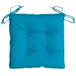 vidaXL Perne de scaun 2 buc. albastru deschis 40x40x7 cm textil oxford