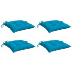 vidaXL Perne de scaun 4 buc. albastru deschis 40x40x7 cm textil oxford vidaXL Perne de scaun 4 buc. albastru deschis 40x40x7 cm textil oxford