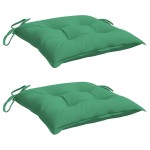 vidaXL Perne de scaun, 2 buc., verde, 40x40x7 cm, textil oxford vidaXL Perne de scaun, 2 buc., verde, 40x40x7 cm, textil oxford