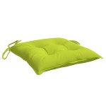 vidaXL Perne de scaun, 2 buc., verde aprins, 40x40x7 cm, textil oxford