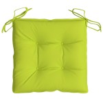 vidaXL Perne de scaun, 6 buc., verde aprins, 40x40x7 cm, textil oxford