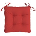 vidaXL Perne de scaun, 4 buc., roșu, 50x50x7 cm, textil oxford vidaXL Perne de scaun, 4 buc., roșu, 50x50x7 cm, textil oxford