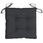 vidaXL Perne de scaun, 4 buc., negru, 50x50x7 cm, textil oxford vidaXL Perne de scaun, 4 buc., negru, 50x50x7 cm, textil oxford