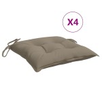 vidaXL Perne de scaun, 4 buc., taupe, 50x50x7 cm, textil oxford vidaXL Perne de scaun, 4 buc., taupe, 50x50x7 cm, textil oxford