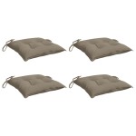 vidaXL Perne de scaun, 4 buc., taupe, 50x50x7 cm, textil oxford vidaXL Perne de scaun, 4 buc., taupe, 50x50x7 cm, textil oxford