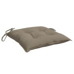 vidaXL Perne de scaun, 4 buc., taupe, 50x50x7 cm, textil oxford vidaXL Perne de scaun, 4 buc., taupe, 50x50x7 cm, textil oxford