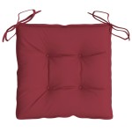 vidaXL Perne de scaun, 2 buc., vin roșu, 50x50x7 cm, textil oxford vidaXL Perne de scaun, 2 buc., vin roșu, 50x50x7 cm, textil oxford