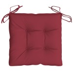 vidaXL Perne de scaun, 6 buc., vin roșu, 50x50x7 cm, textil oxford