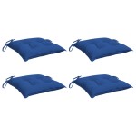 vidaXL Perne de scaun, 4 buc., albastru, 50x50x7 cm, textil oxford