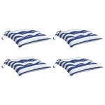 vidaXL Perne de scaun, 4 buc., albastru&alb, 50x50x7 cm, textil oxford vidaXL Perne de scaun, 4 buc., albastru&alb, 50x50x7 cm, textil oxford