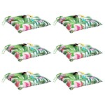 vidaXL Perne de scaun, 6 buc., multicolor, 50x50x7 cm, textil oxford