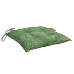 vidaXL Perne de scaun, 4 buc., 50x50x7 cm, textil, model frunze vidaXL Perne de scaun, 4 buc., 50x50x7 cm, textil, model frunze