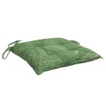 vidaXL Perne de scaun, 6 buc., 50x50x7 cm, textil, model frunze