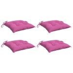 vidaXL Perne de scaun, 4 buc., roz, 50x50x7 cm, textil oxford vidaXL Perne de scaun, 4 buc., roz, 50x50x7 cm, textil oxford