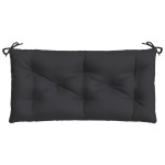 vidaXL Pernă bancă de grădină, negru, 100x50x7 cm, material oxford vidaXL Pernă bancă de grădină, negru, 100x50x7 cm, material oxford