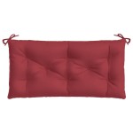 vidaXL Pernă bancă de grădină, roșu vin, 100x50x7 cm, material oxford vidaXL Pernă bancă de grădină, roșu vin, 100x50x7 cm, material oxford