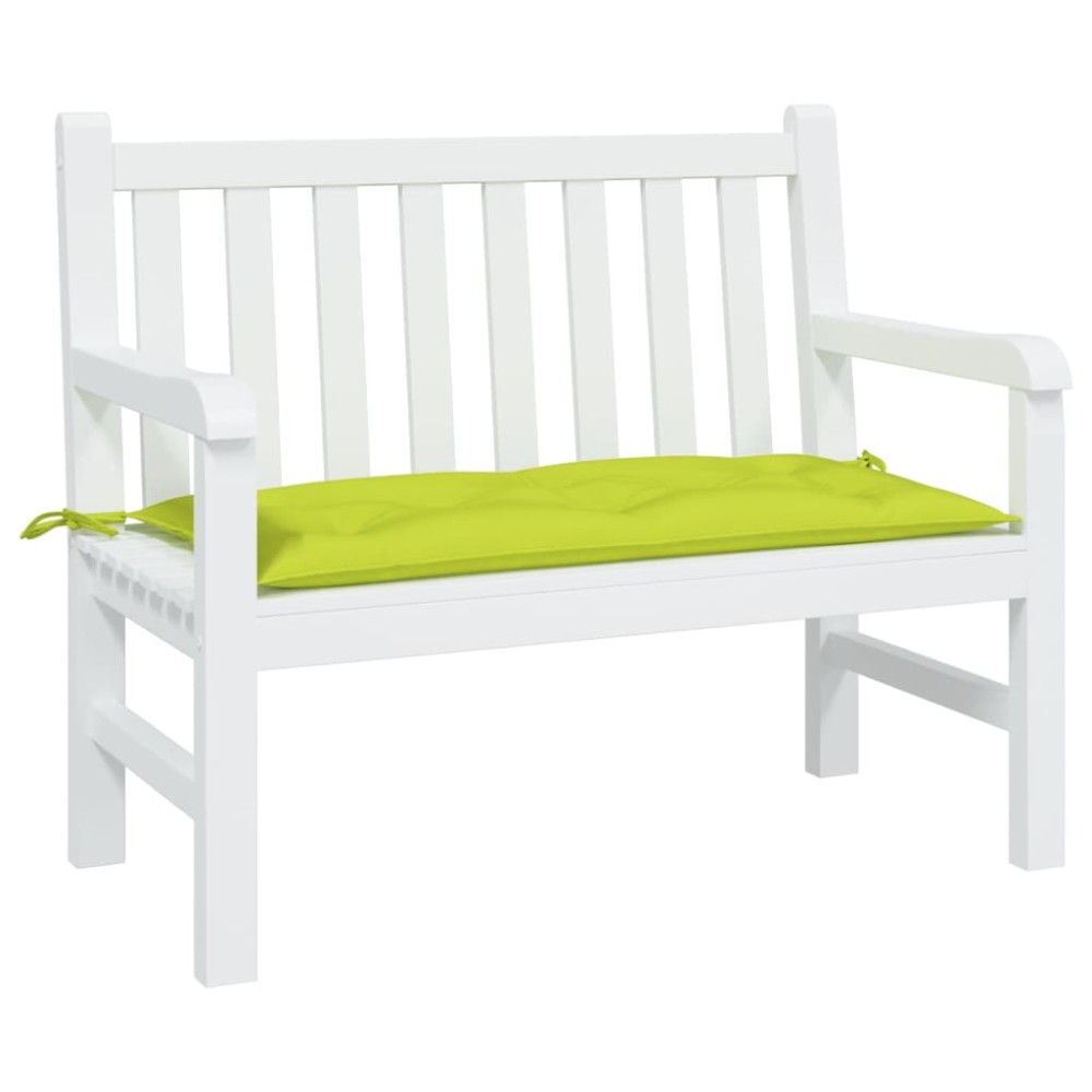 vidaXL Pernă bancă de grădină verde aprins, 100x50x7 cm, textil oxford