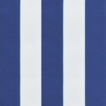 vidaXL Pernă de bancă dungi albastre și albe 100x50x7 cm textil oxford