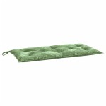 vidaXL Pernă pentru bancă, model frunze, 100x50x7 cm, textil oxford